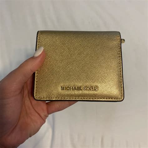 diamond member michael kors wallet|Michael Kors gold wallet women.